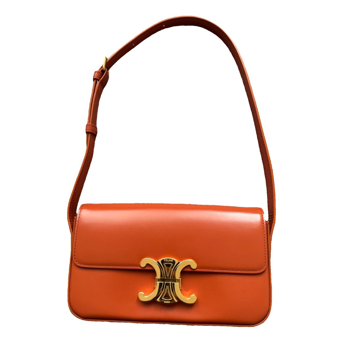 Triomphe leather handbag
