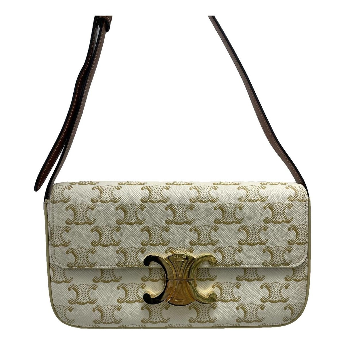 Triomphe Long leather handbag