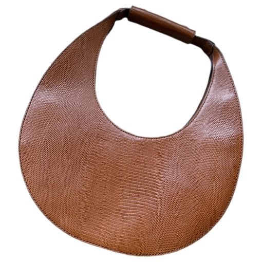 Moon leather tote