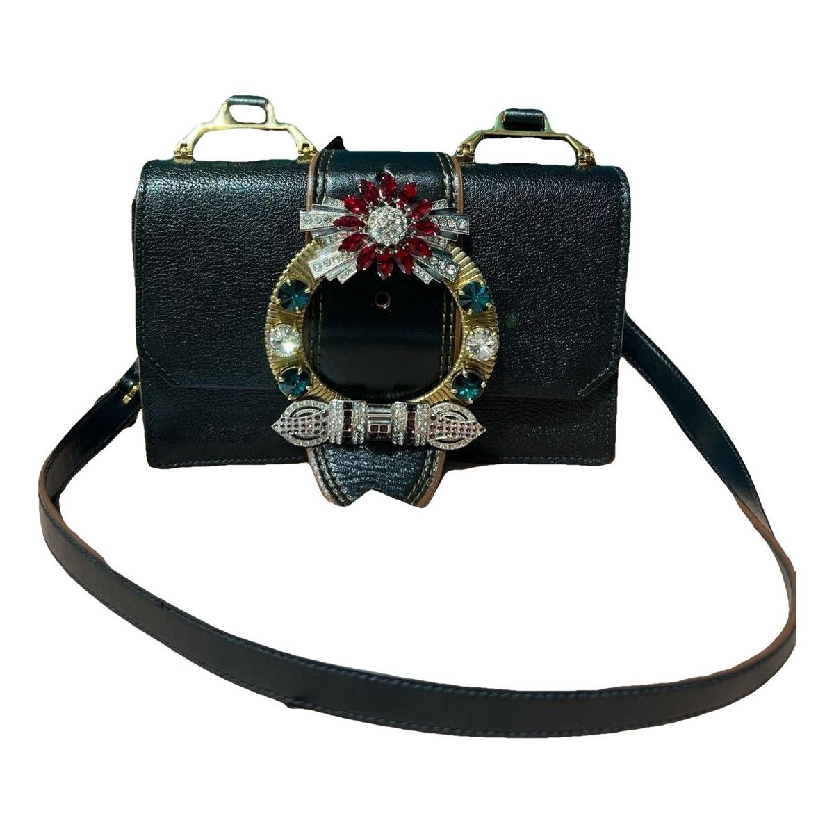 Miu Lady leather handbag