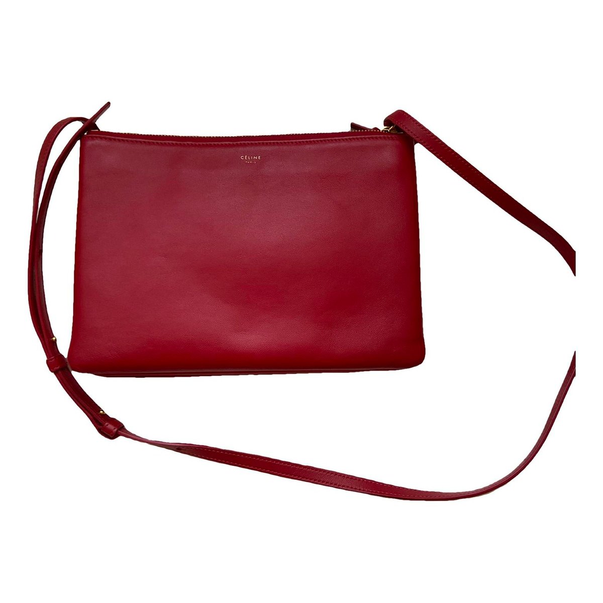 Trio leather crossbody bag
