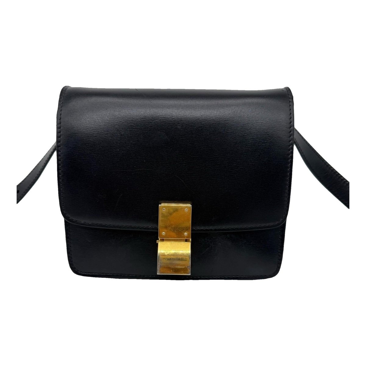 Classic leather crossbody bag