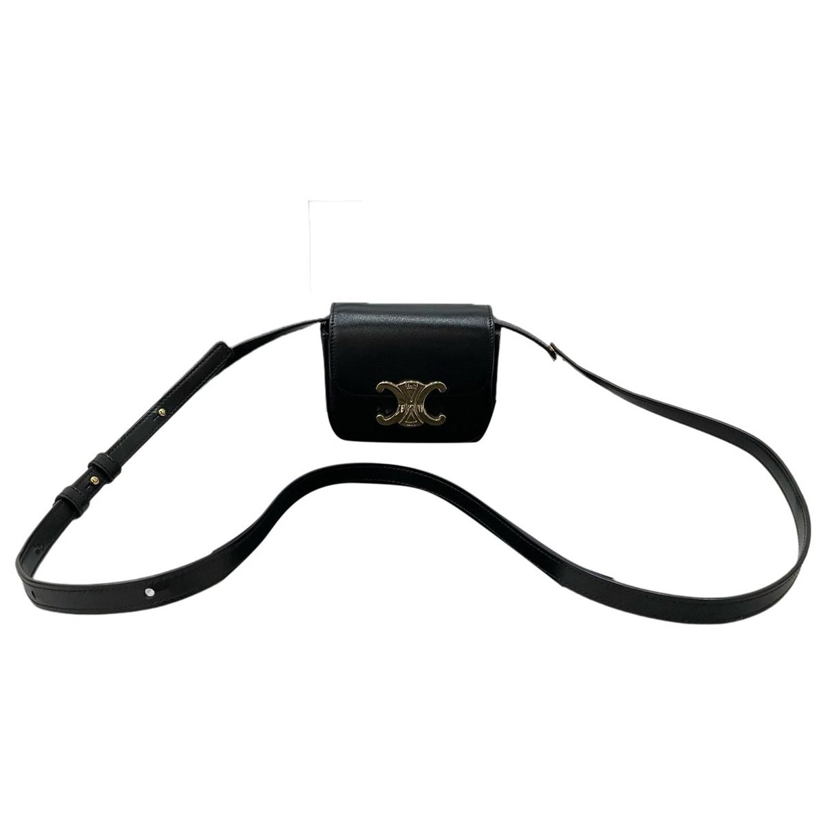Triomphe leather crossbody bag