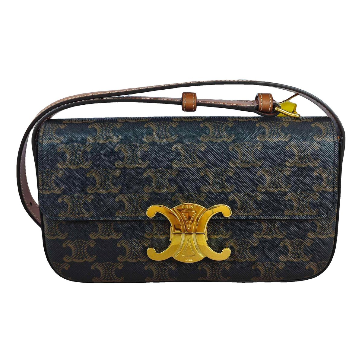 Triomphe leather handbag