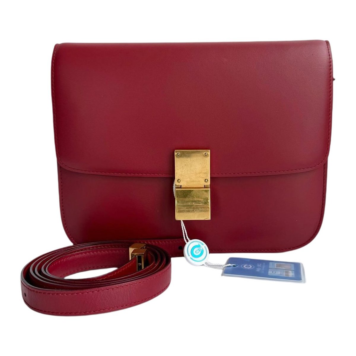 Classic leather handbag