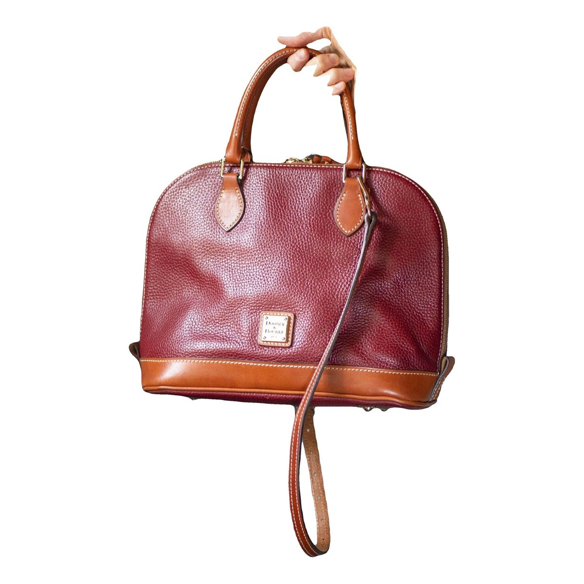Leather handbag