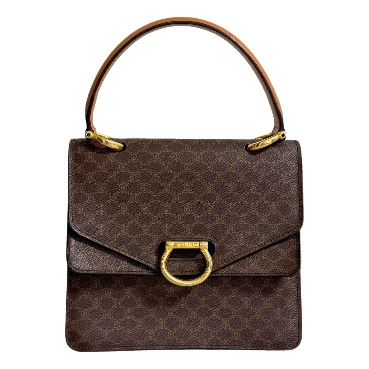 Clasp cloth handbag
