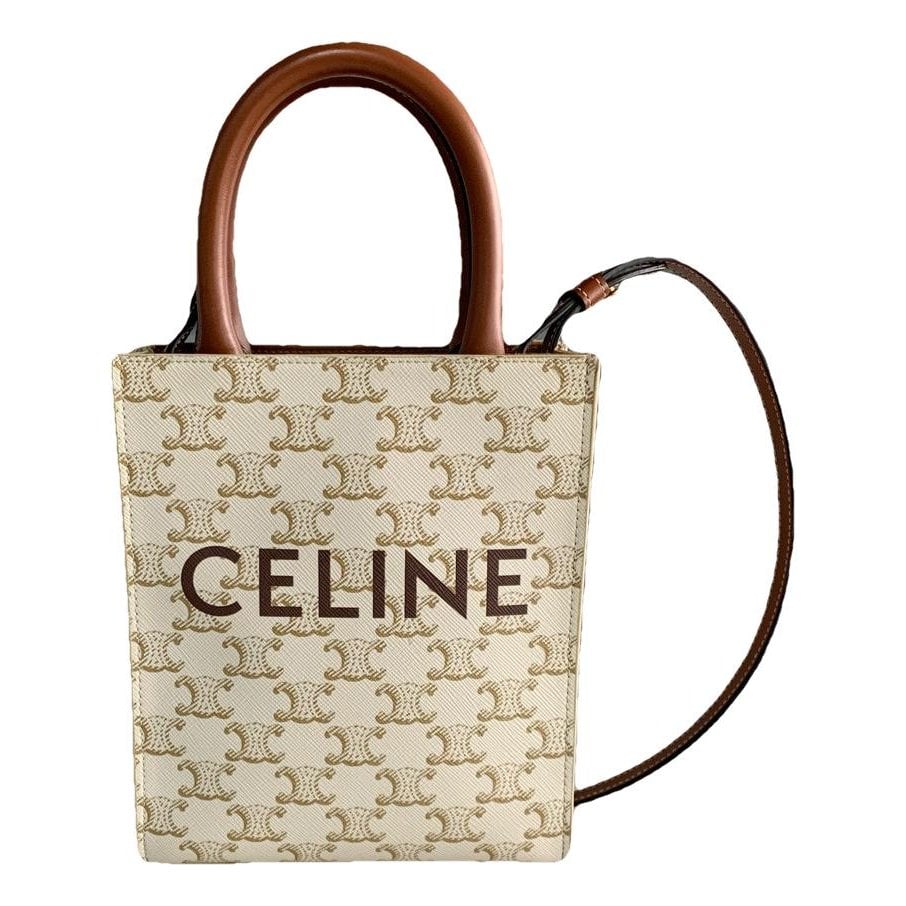 Cabas Vertical leather handbag