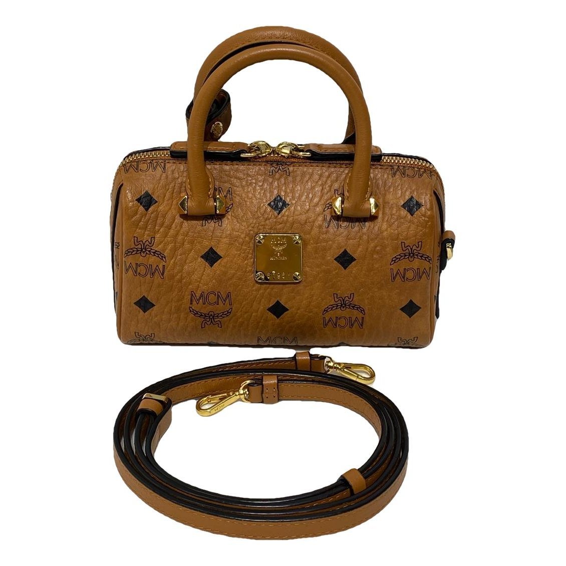 Boston leather handbag