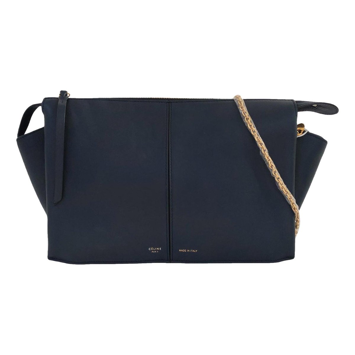 Tri-Fold leather tote