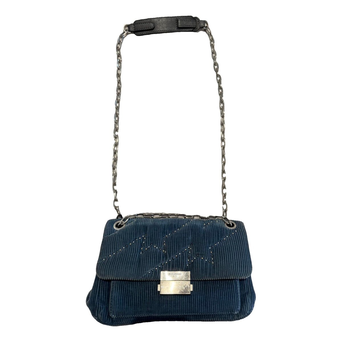 Ziggy XL velvet crossbody bag