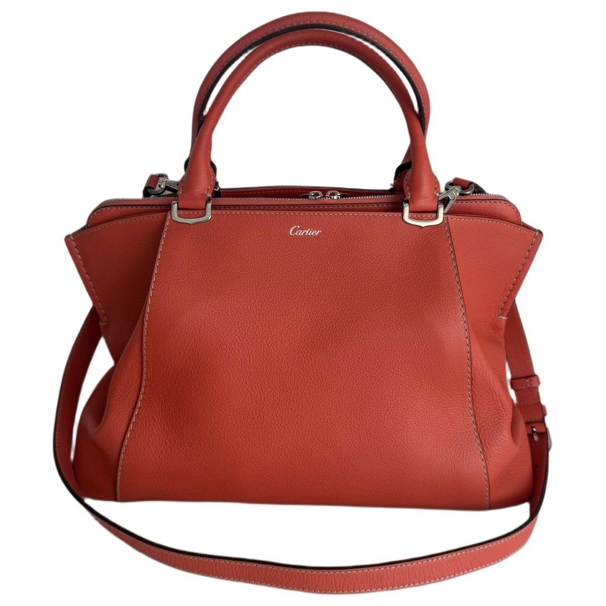 C leather handbag