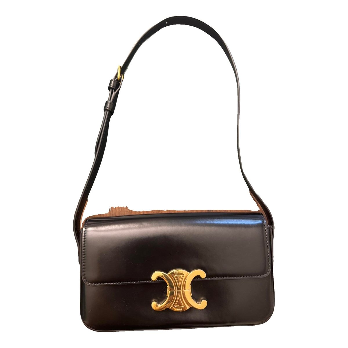 Triomphe leather handbag