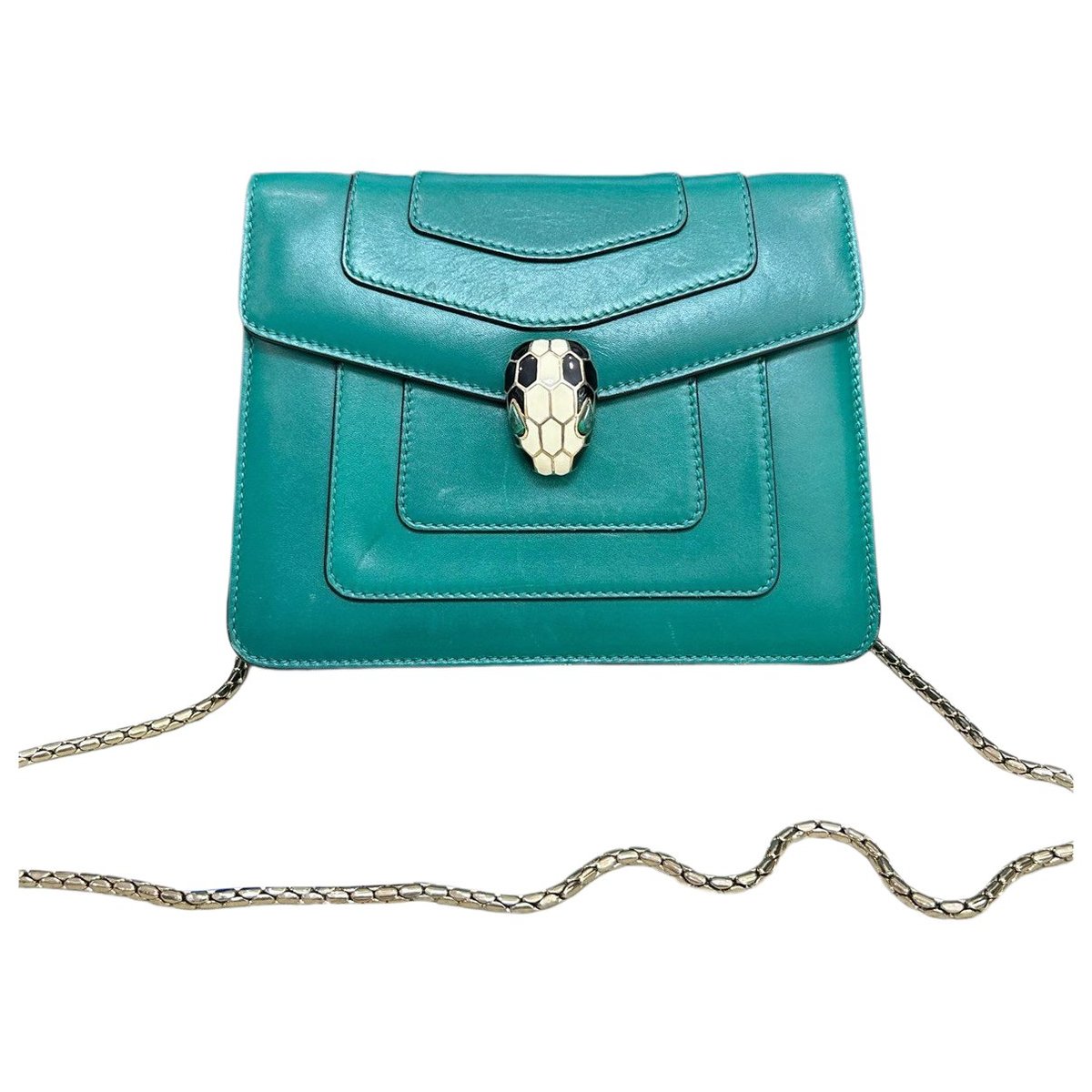 Serpenti leather crossbody bag