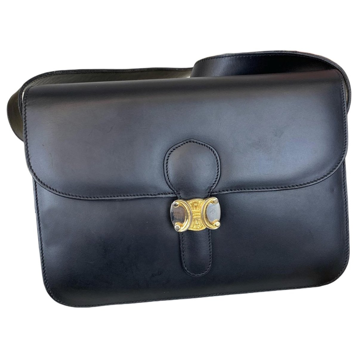 Triomphe leather handbag