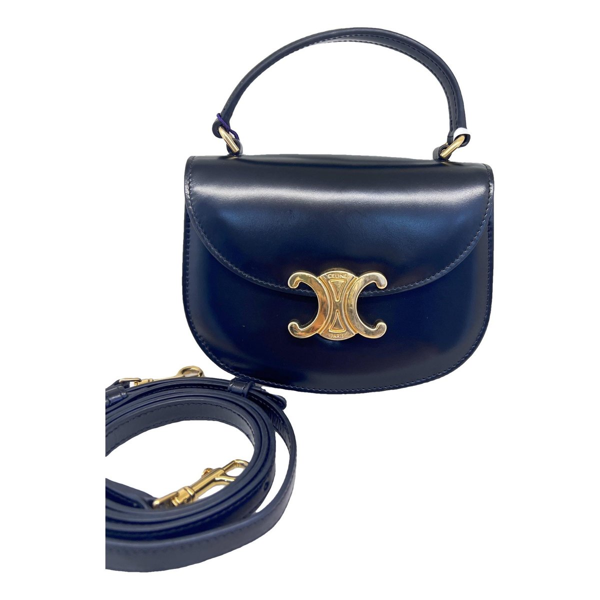 Clea leather handbag