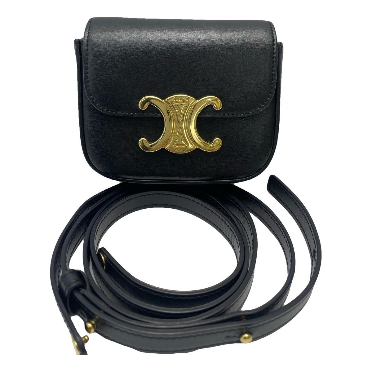 Triomphe leather handbag