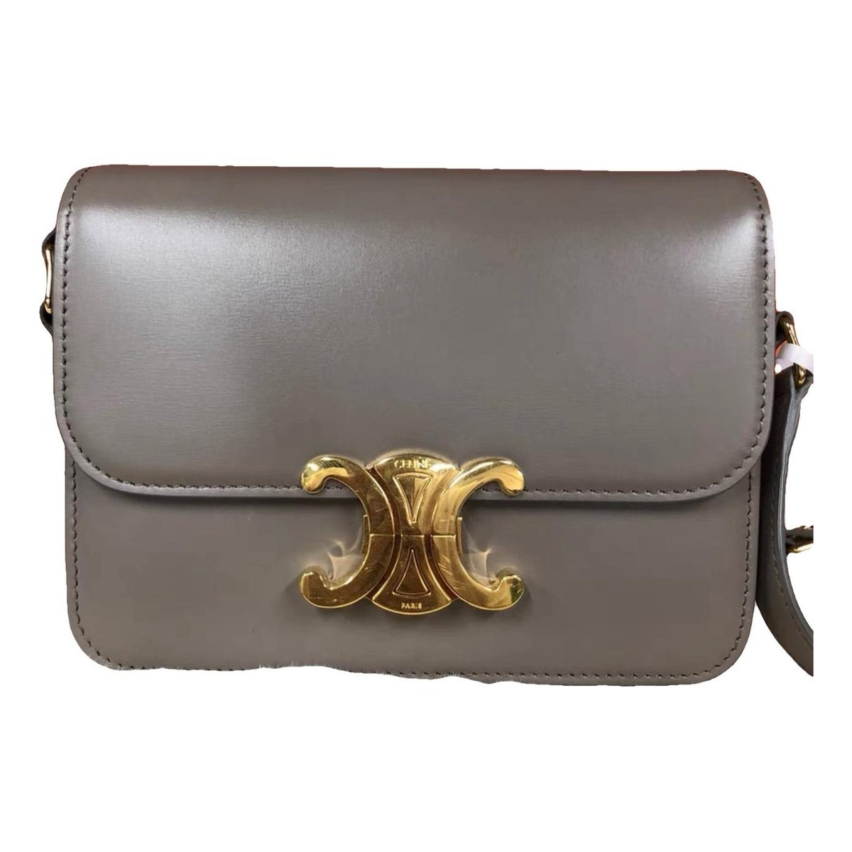 Triomphe leather handbag