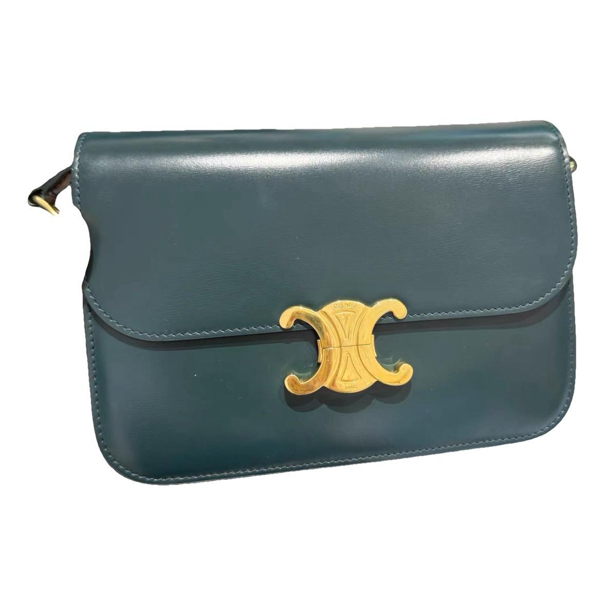 Triomphe leather handbag
