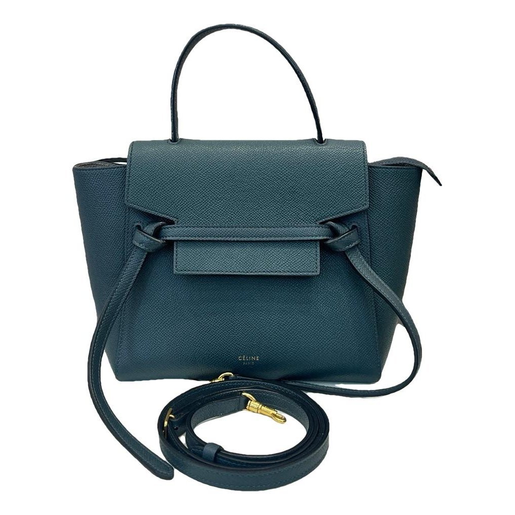 Belt leather handbag