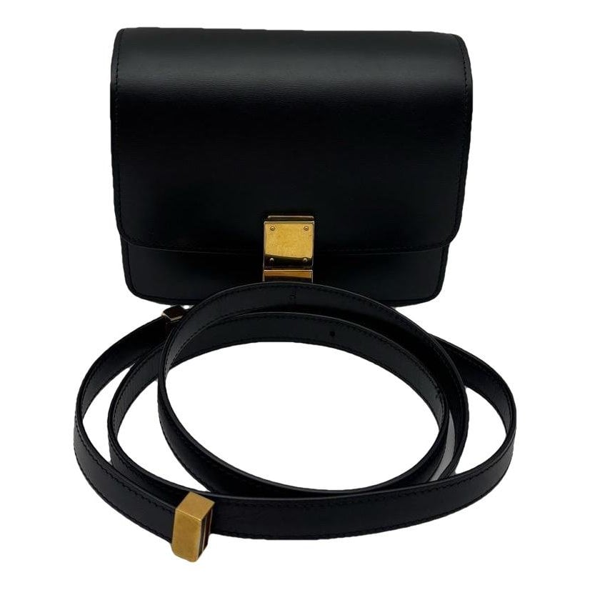 Classic leather crossbody bag