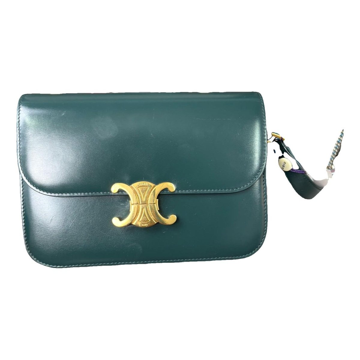Triomphe leather handbag