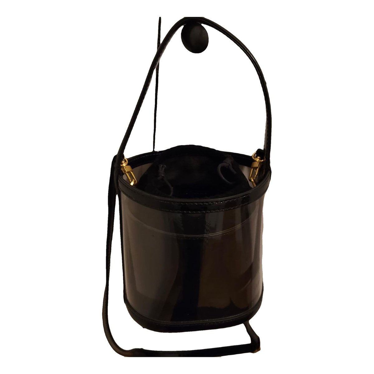 Bisset patent leather handbag