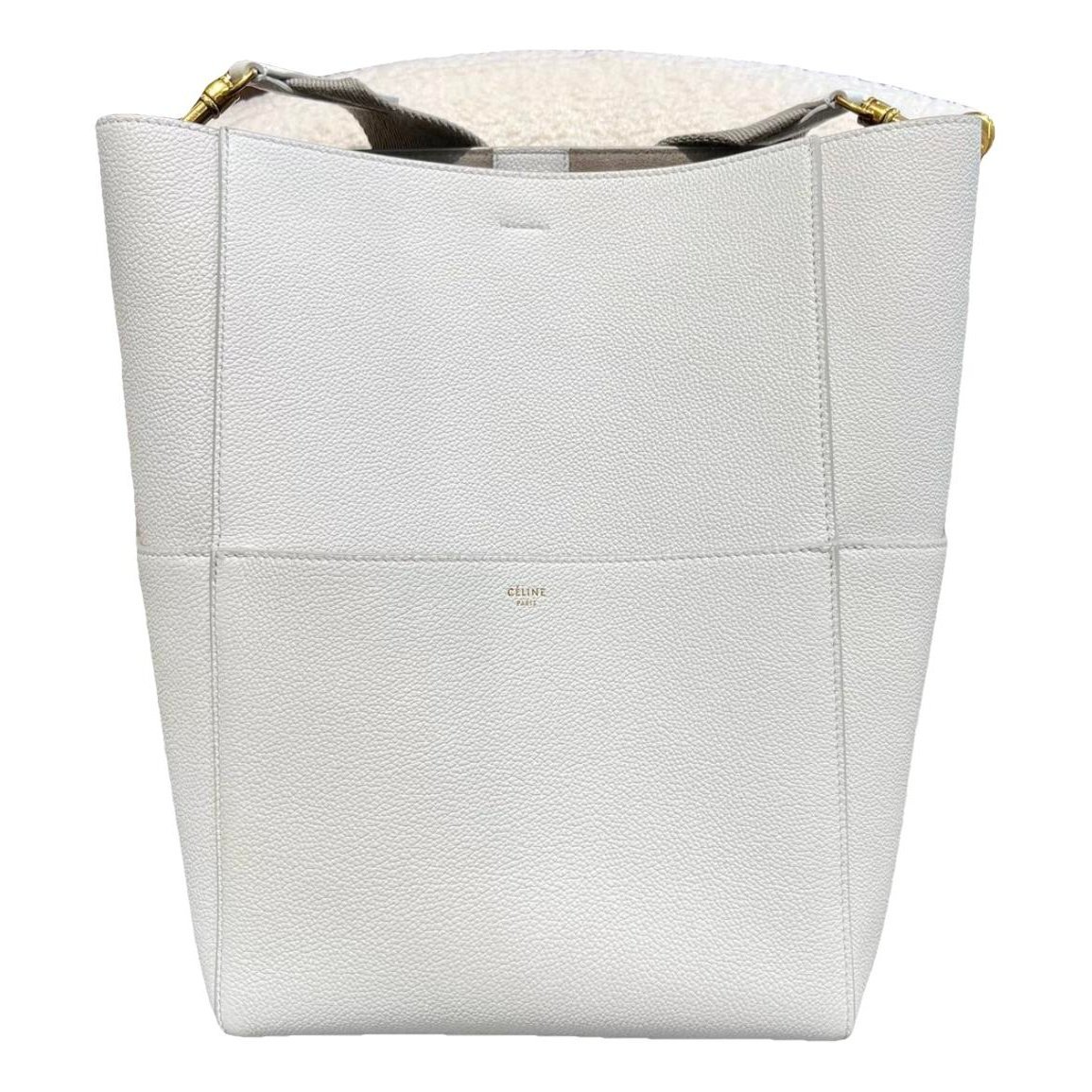 Seau Sangle leather tote