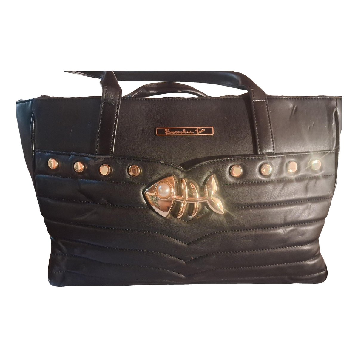 Leather handbag
