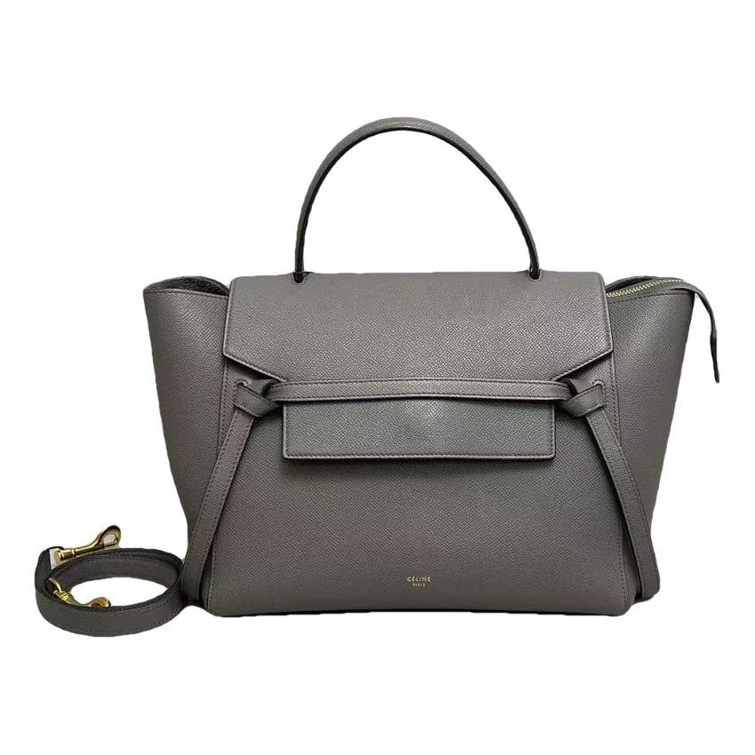 Belt leather handbag