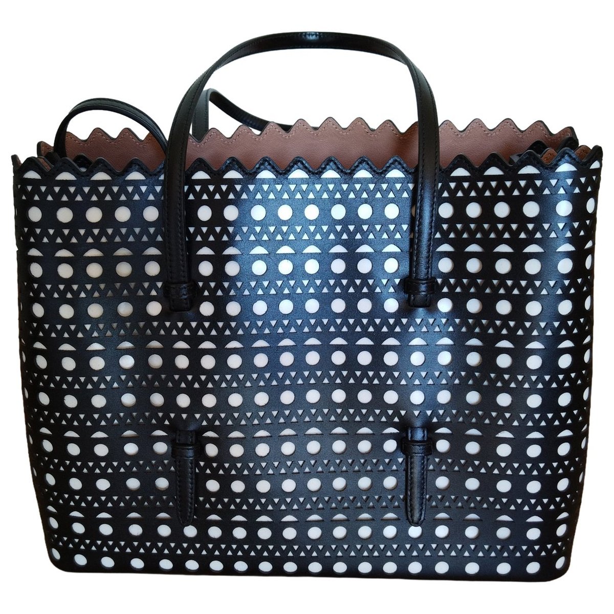Mina leather handbag