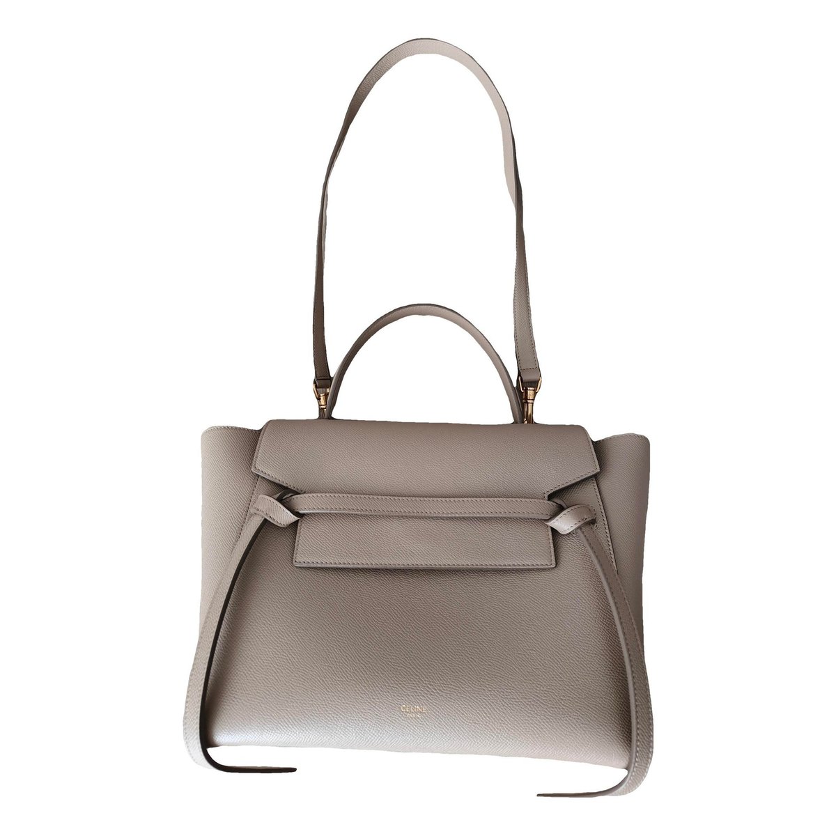 Belt leather handbag