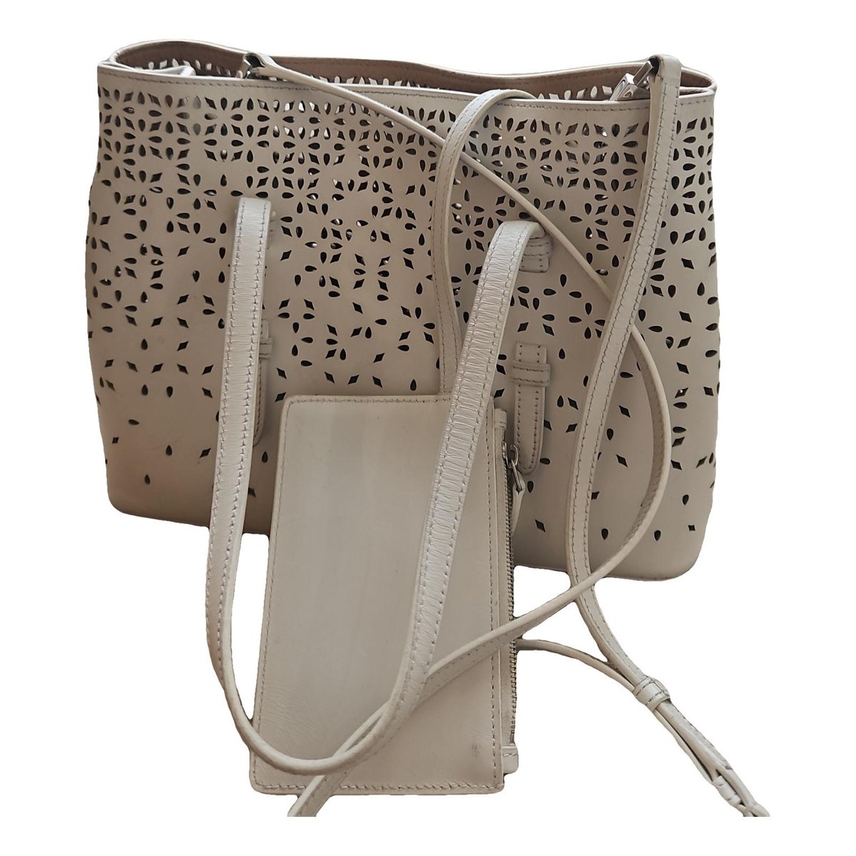 Mina leather crossbody bag
