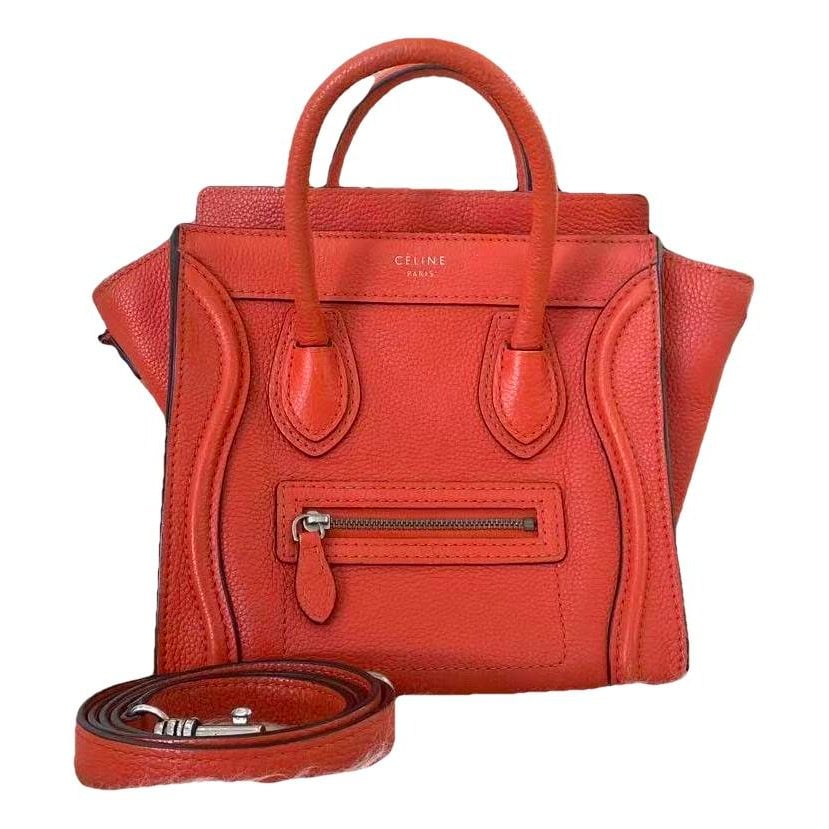Luggage leather handbag