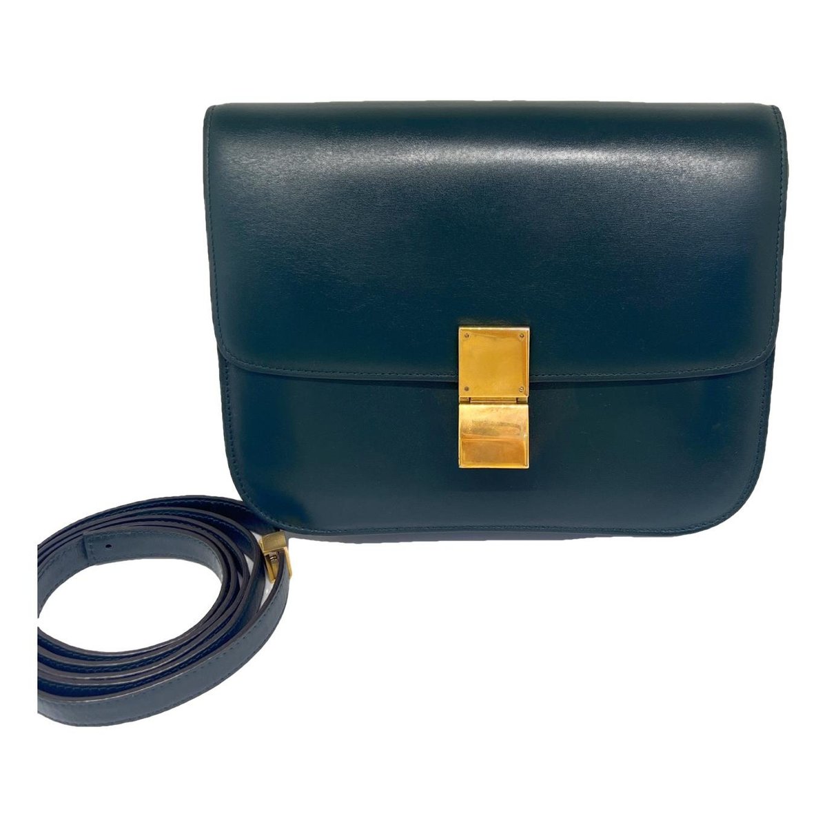 Classic leather crossbody bag