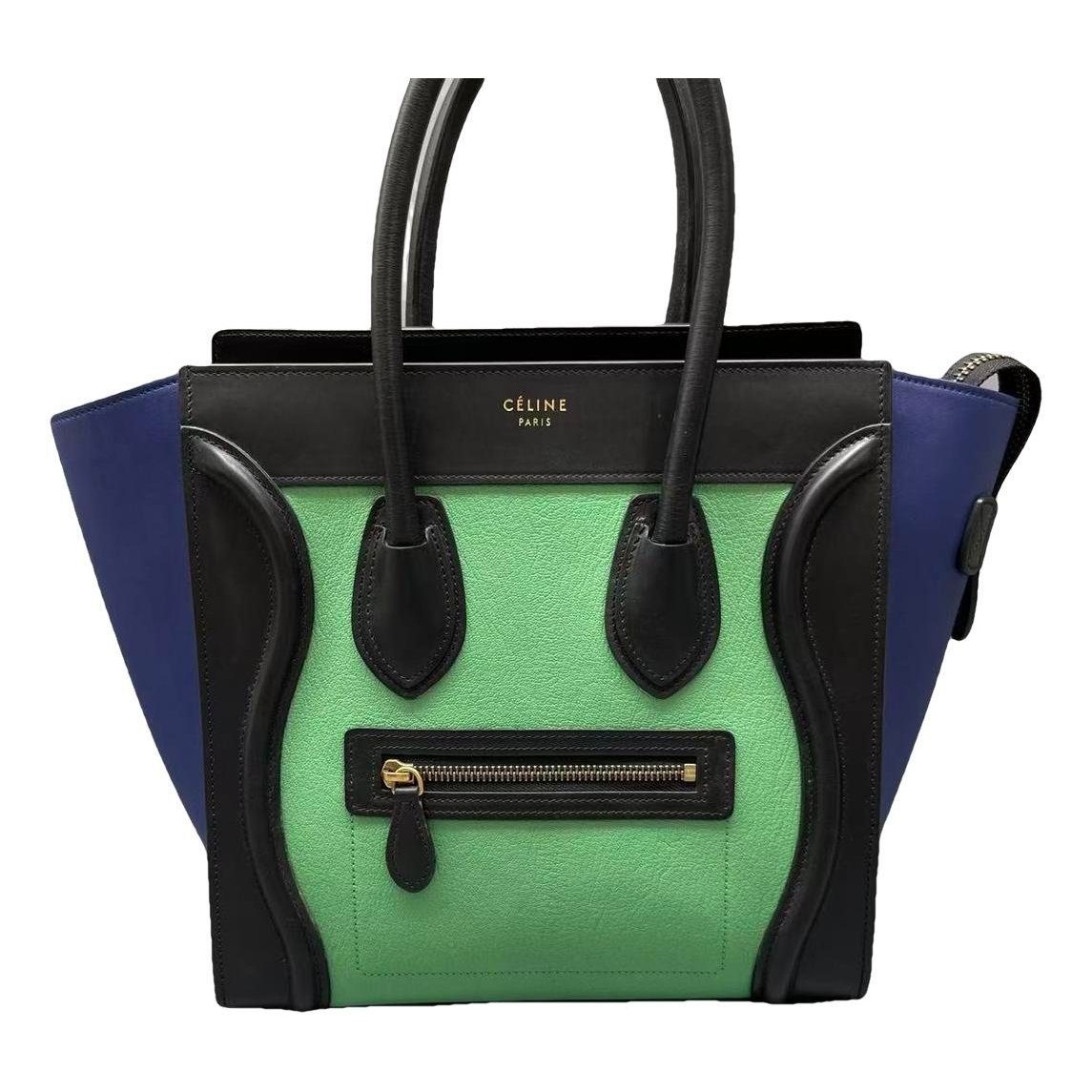 Luggage leather handbag