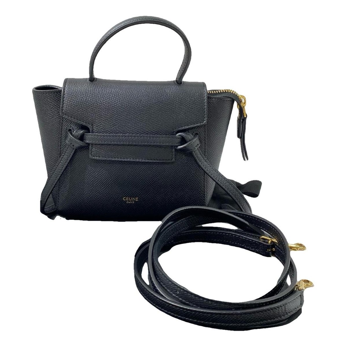 Belt leather handbag