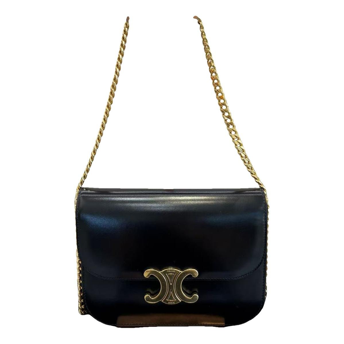 Triomphe leather handbag