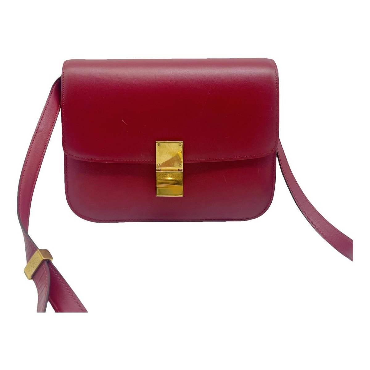 Classic leather crossbody bag