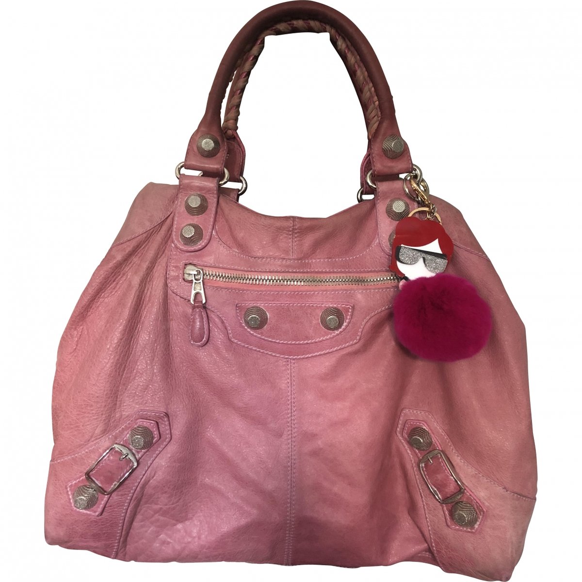 Vélo leather handbag