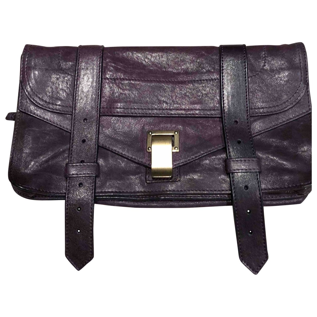 PS1 leather clutch bag