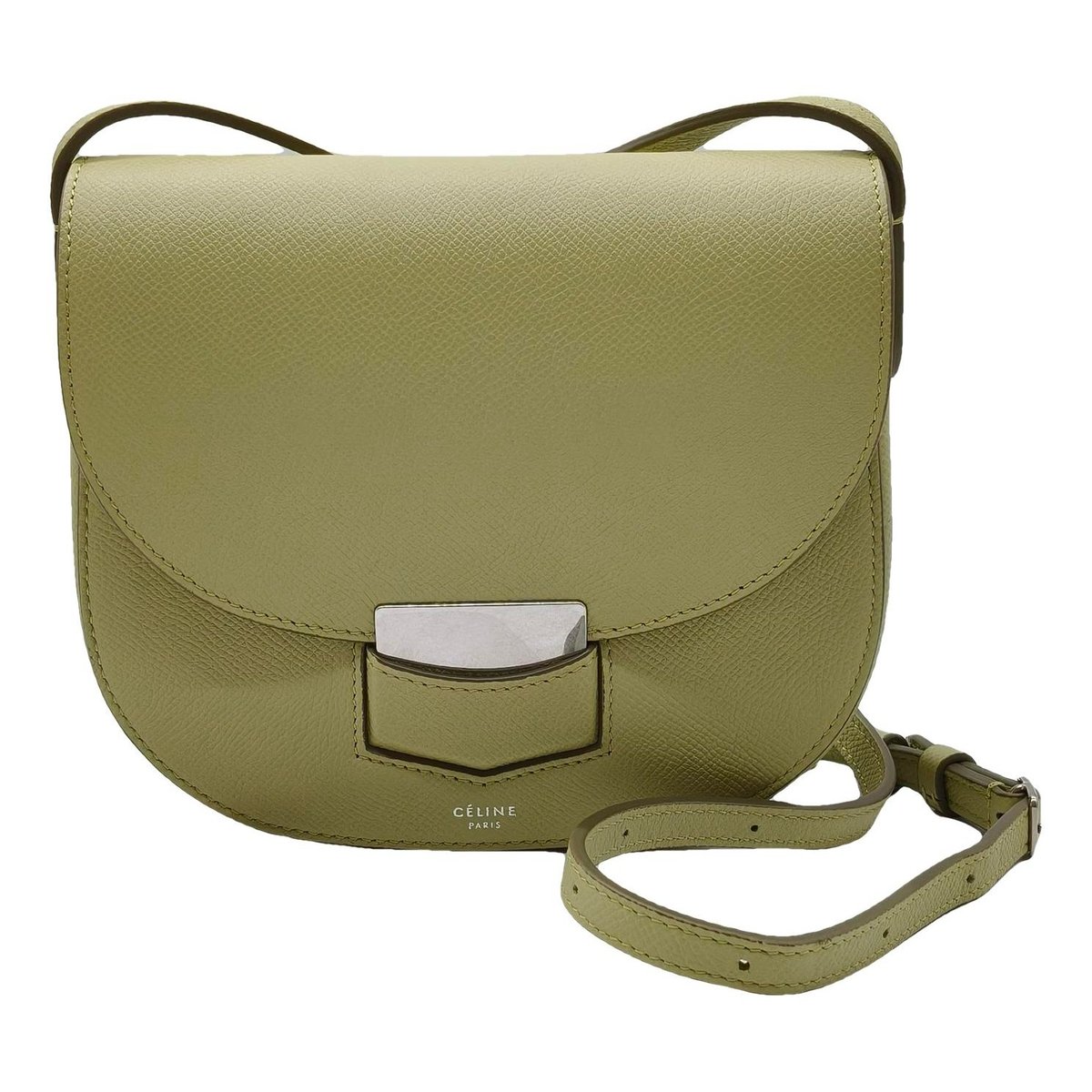 Trotteur leather crossbody bag