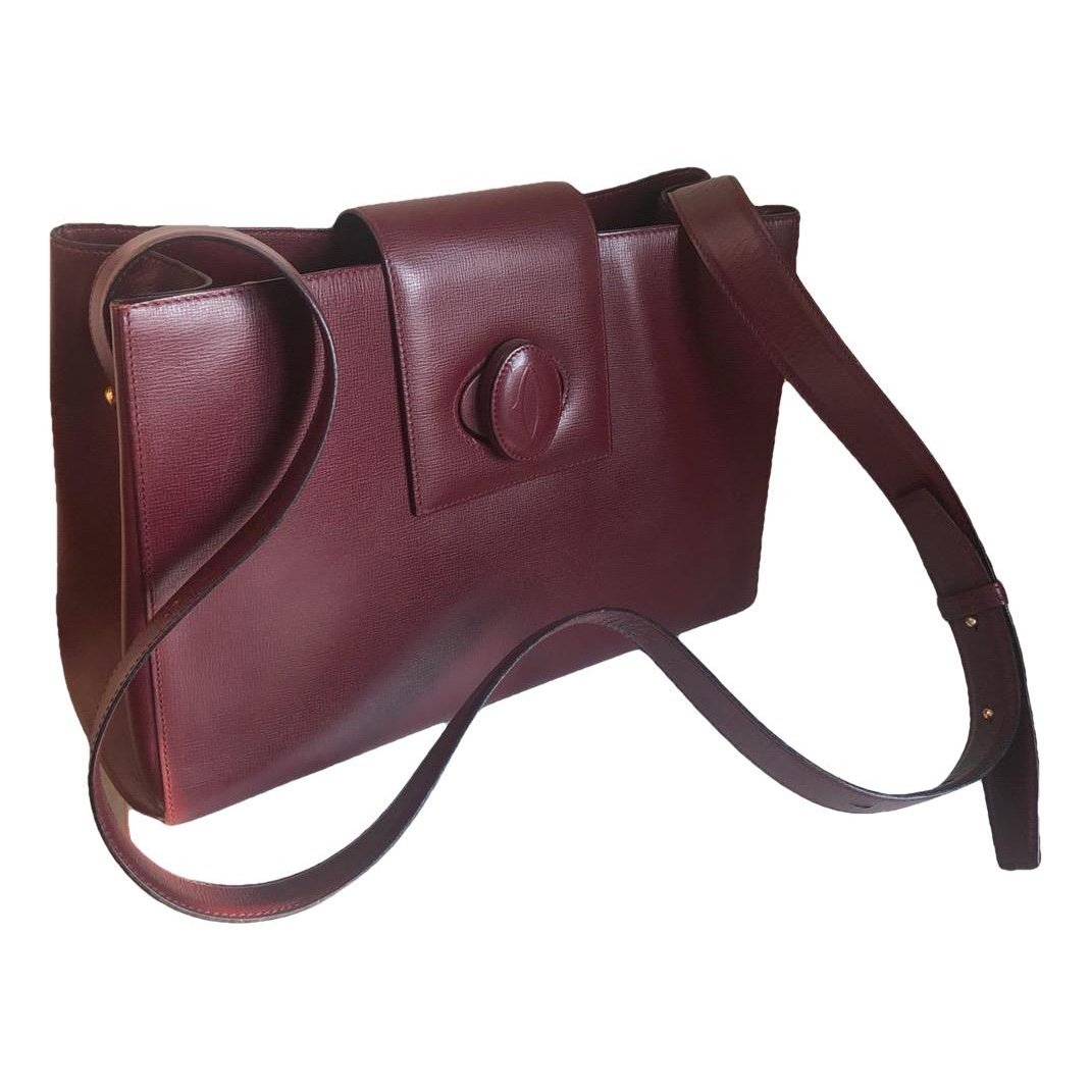 Panthère leather handbag