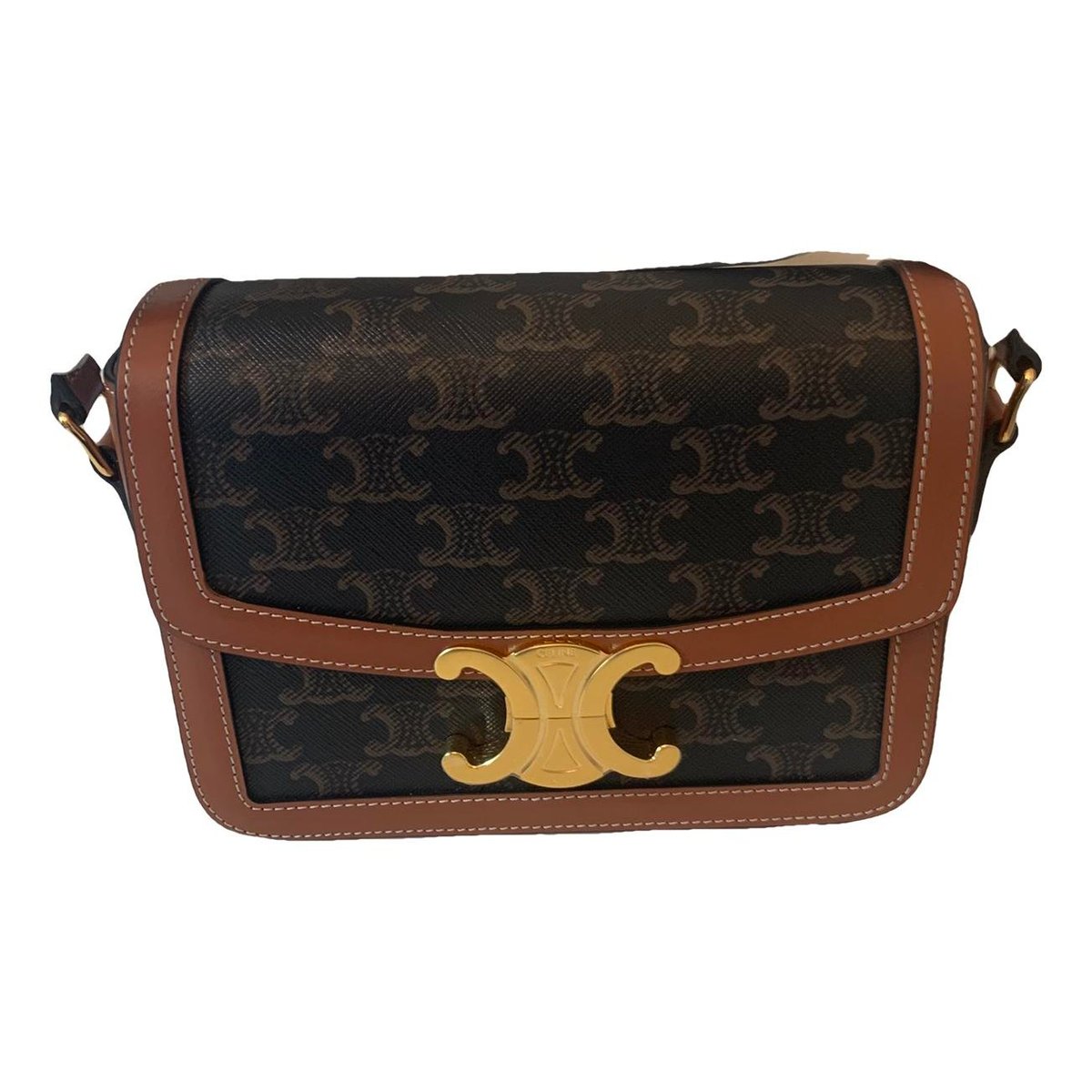 Triomphe leather handbag