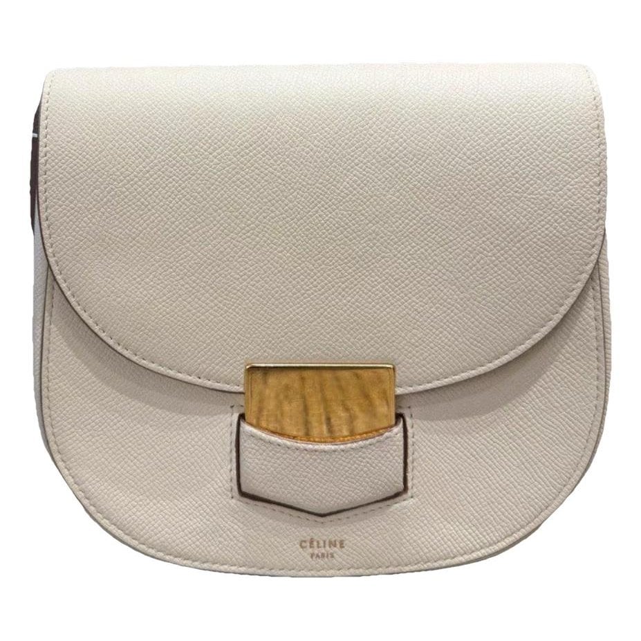 Trotteur leather crossbody bag