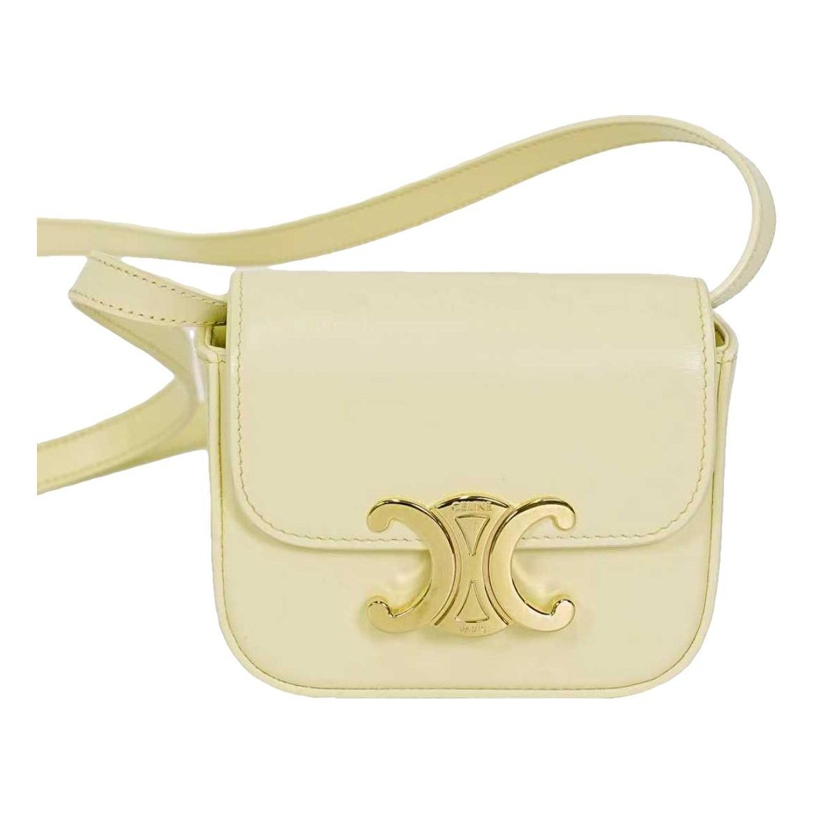 Triomphe leather handbag