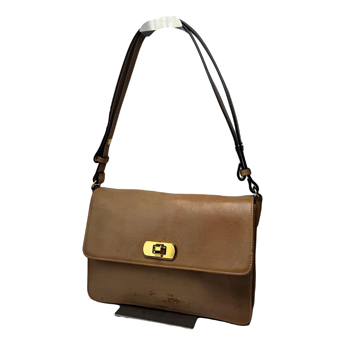 Trunk leather handbag