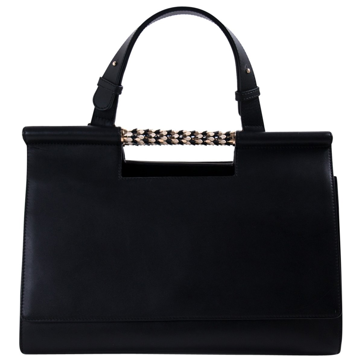 Serpenti leather handbag