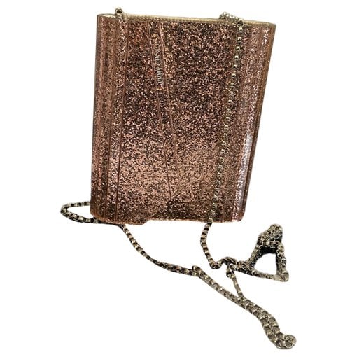 Candy vinyl clutch bag
