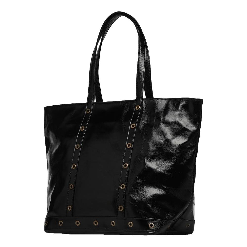 Cabas leather handbag